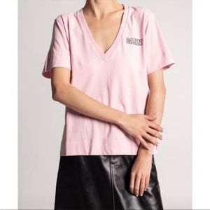 NWT Ganni Pink T-shirt